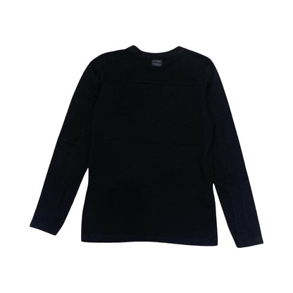 Maglietta girocollo nera Retour ragazzo – design moderno con tasca zip