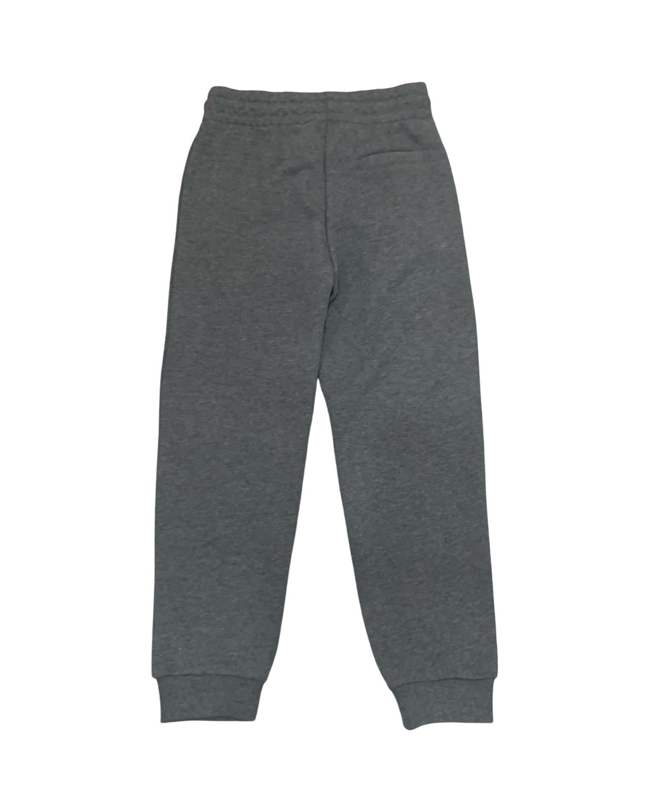 Pantaloni Grigio Melange Bikkembergs da Ragazzo con Logo Ricamato