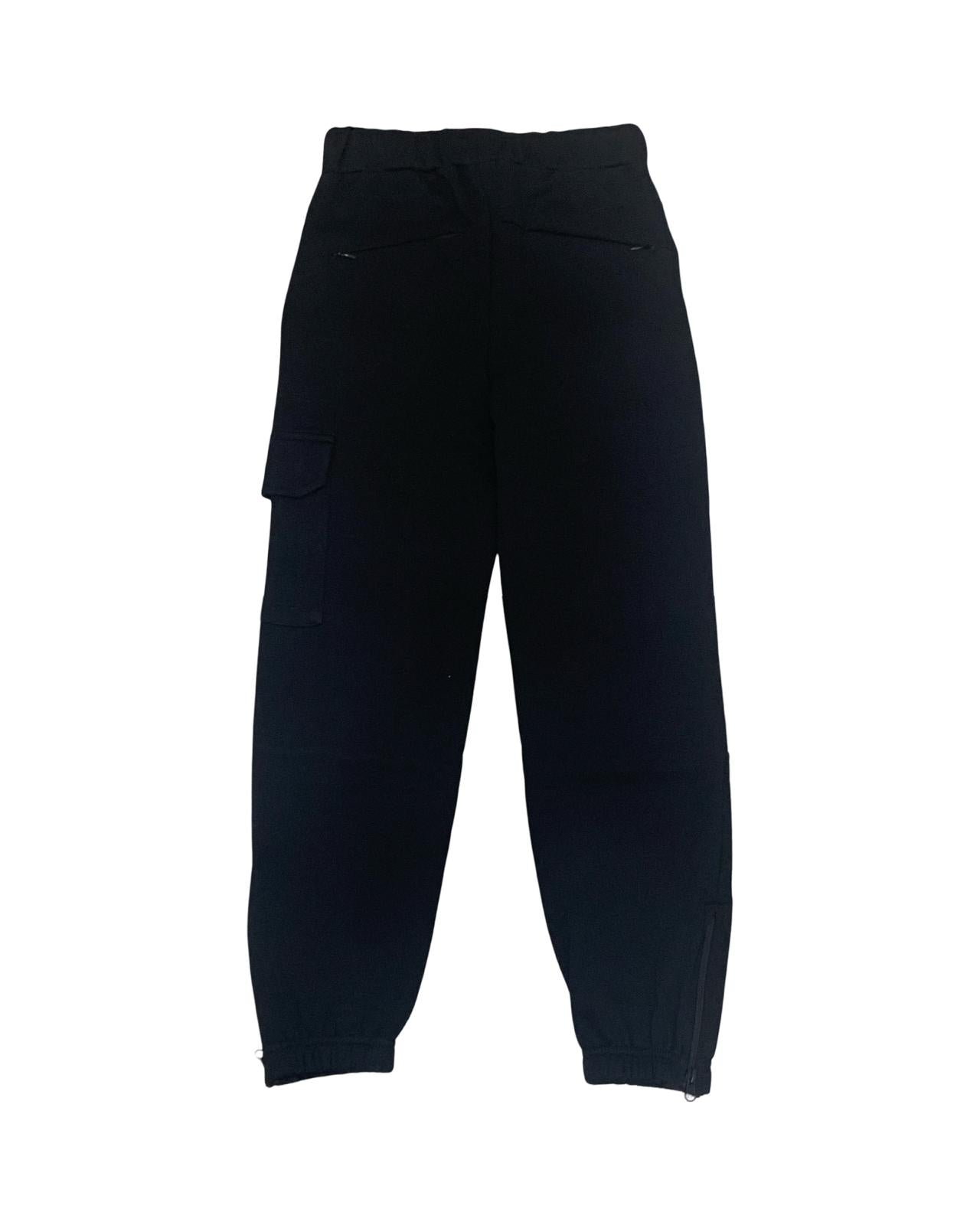 Pantaloni Tuta Cargo da Ragazzo con Tasche e Cerniere – Stile Moderno