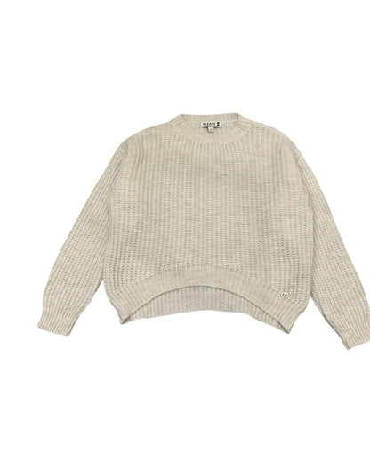 Maglione Ecru Morbido da Ragazza – Girocollo e Caldo