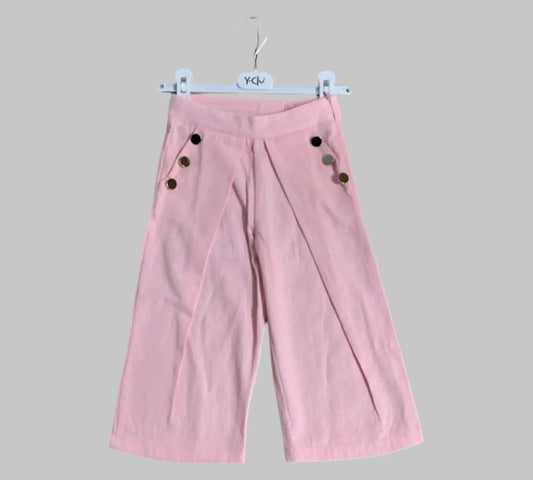 Pantaloni a palazzo per bambina da 3anni a 8anni Y-Clù 415PYFBS25 OOPS by BabyBimbo 0-16