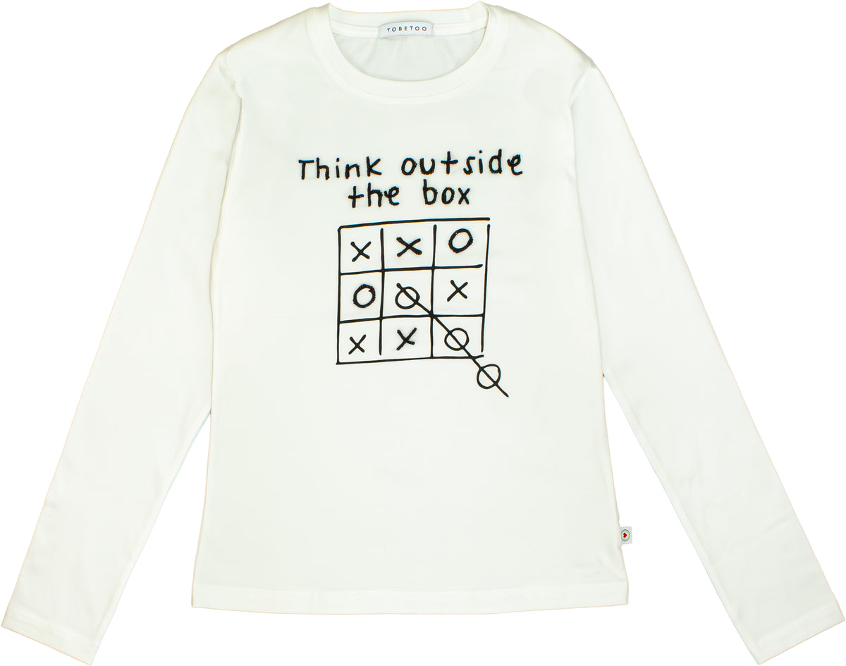 T-Shirt Ragazza TOBETOO a Maniche Lunghe con Stampa Frontale – Modello Teen