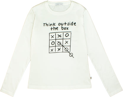 T-Shirt Ragazza TOBETOO a Maniche Lunghe con Stampa Frontale – Modello Teen