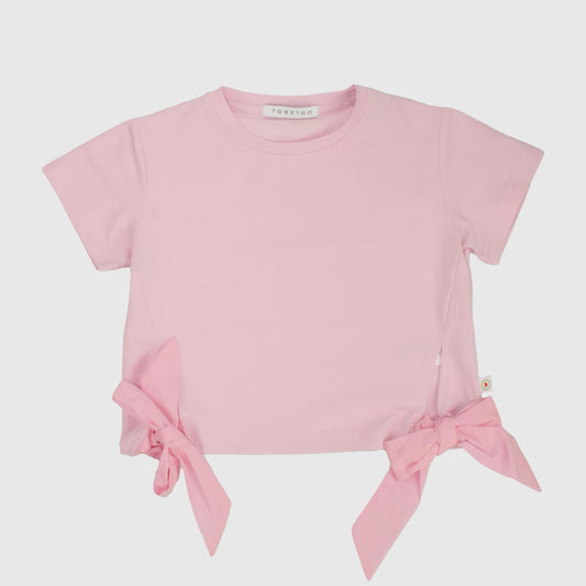Maglietta Rosa Bimba con Fiocchi – Collezione TOBETOO
