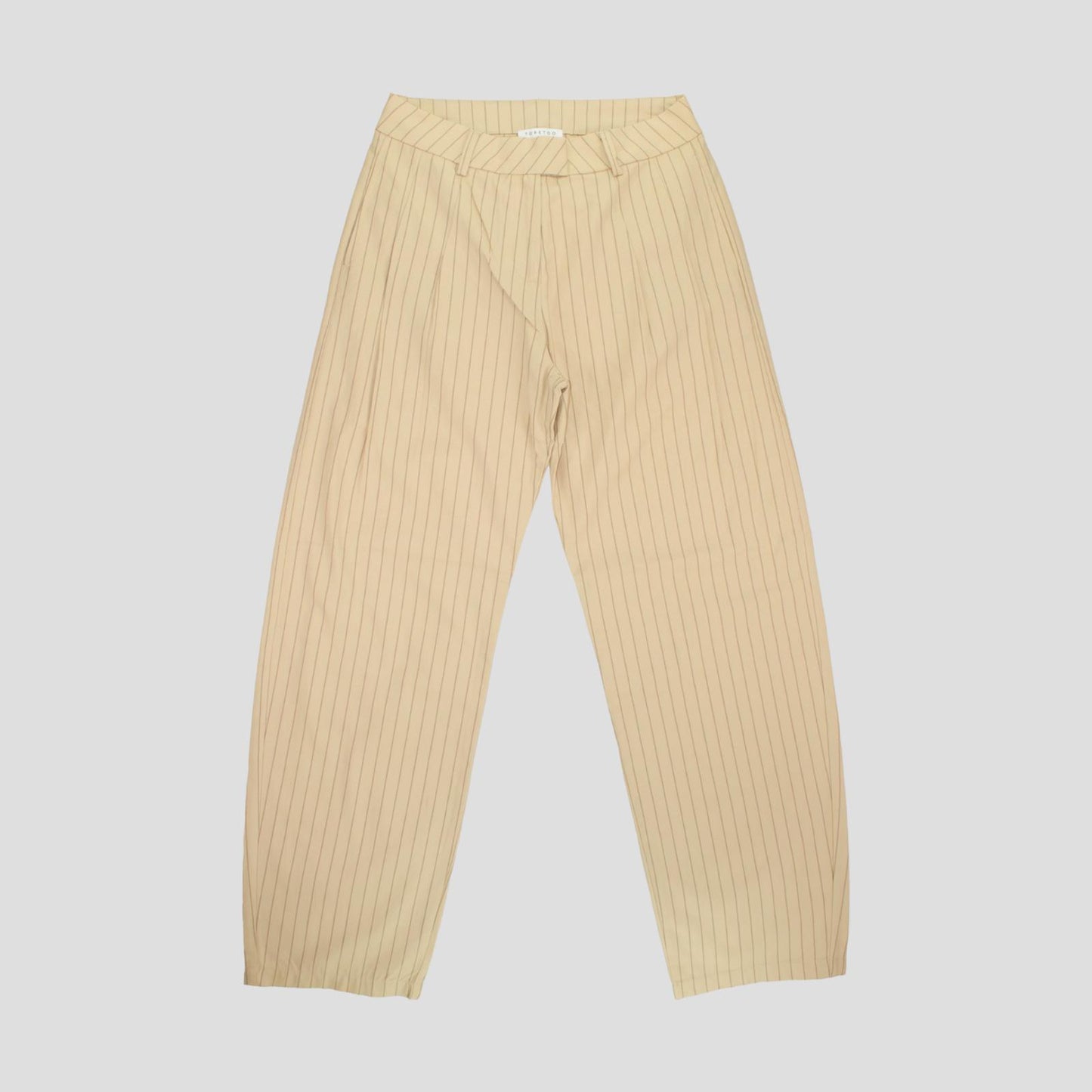 Pantaloni Gessati Cappuccino Ragazza Wide Fit – TOBETOO - OOPS by BabyBimbo 0-16