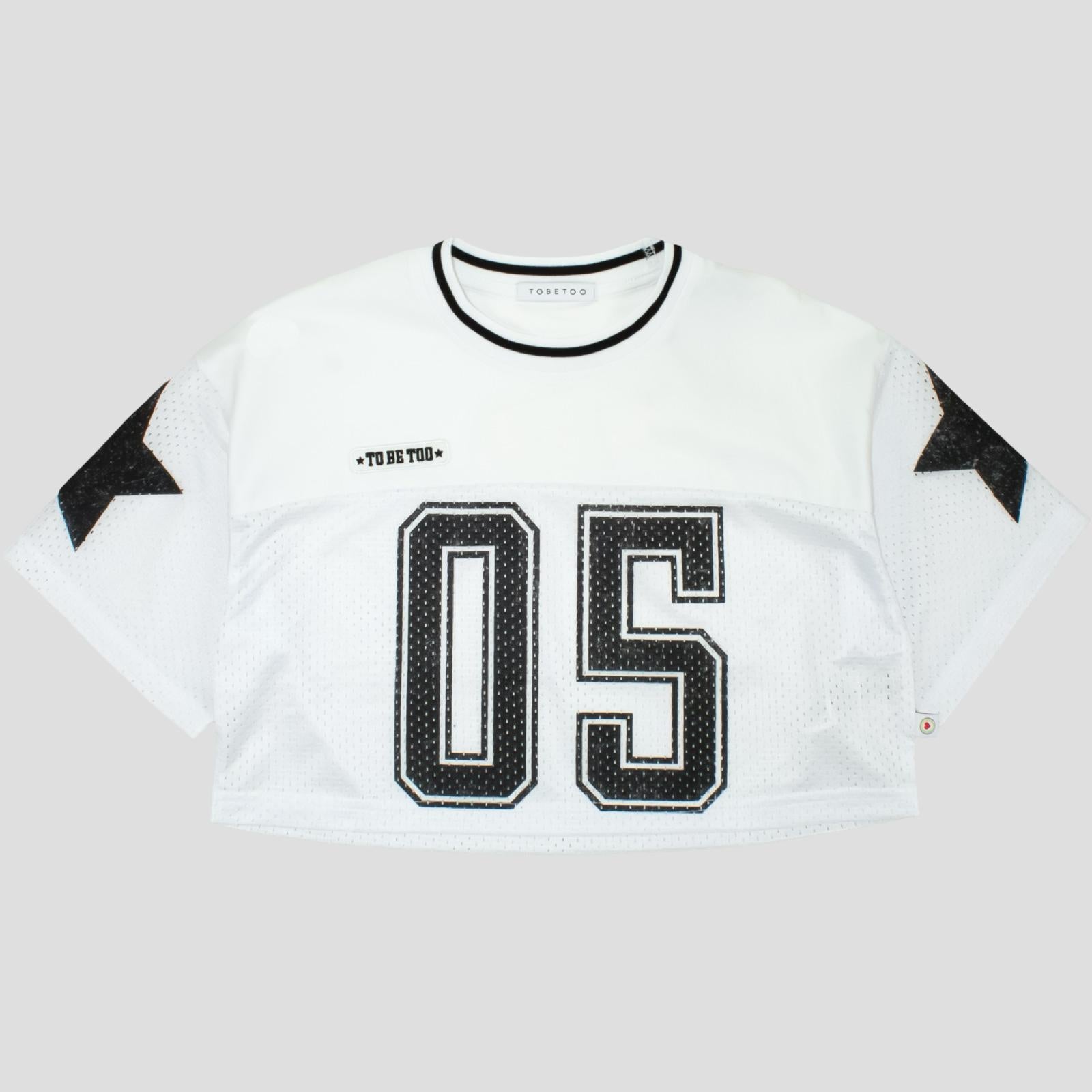 T-Shirt College American Football Ragazza Crop – TOBETOO - OOPS by BabyBimbo 0-16