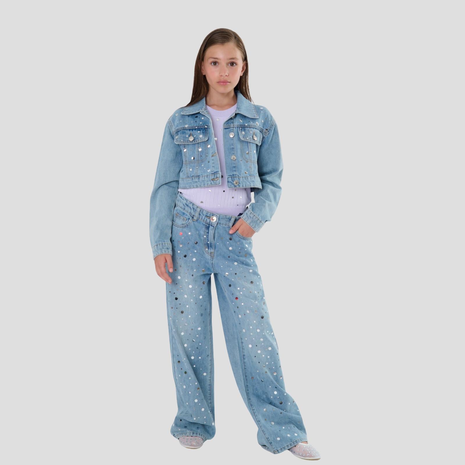 Giacca Jeans Corta Ragazza – TOBETOO - OOPS by BabyBimbo 0-16