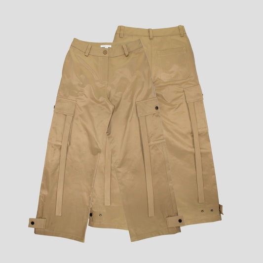 Pantaloni Cargo Larghi Ragazza Colore Bruciato –  TOBETOO