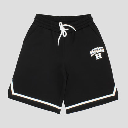 Bermuda Basket Ragazza Nero e Bianco con Elastico – Stile College TOBETOO