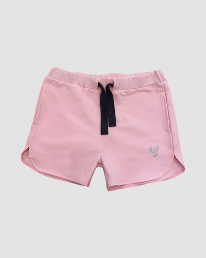 Shorts Rosa Ragazza in Cotone Sportivo – Casual Trendy- FREDDY - OOPS by BabyBimbo 0-16