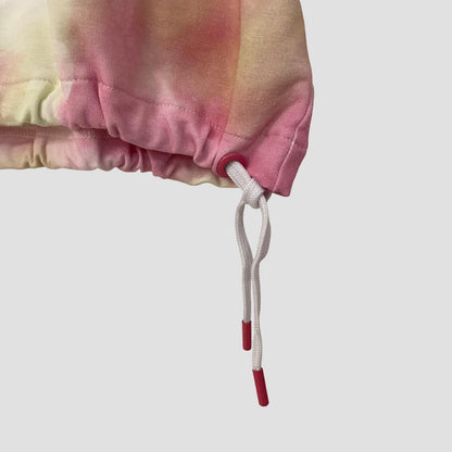 Felpa Tie Dye Rosa e Giallo Ragazza – Girocollo Trendy con Coulisse - FREDDY - OOPS by BabyBimbo 0-16