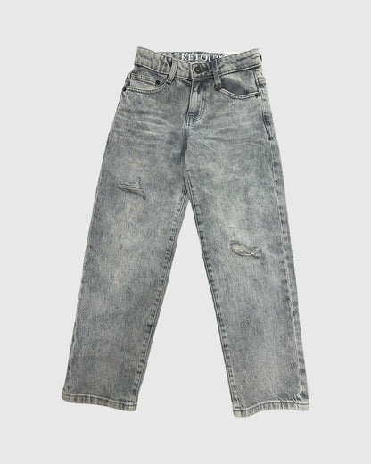 Jeans Oversized Ragazzo Retour Grigi con Strappi - OOPS by BabyBimbo 0-16