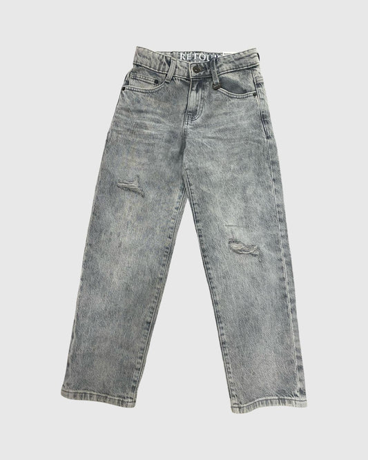 Jeans Oversized Ragazzo Retour Grigi con Strappi - OOPS by BabyBimbo 0-16