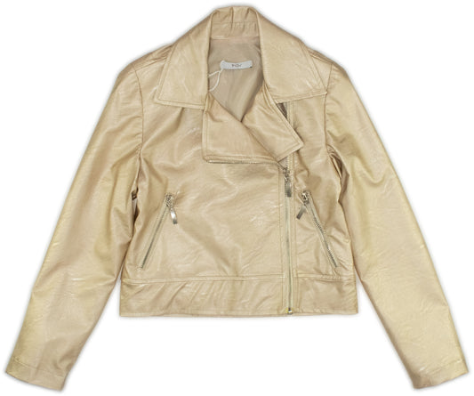 Chiodo jacket for girls from 8 to 16 years Y-Clù Y21003