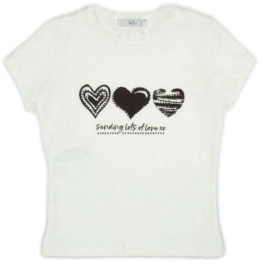 Maglietta Cuore da 3 a 7anni Y-Clù YB21434 - OOPS by BabyBimbo 0-16