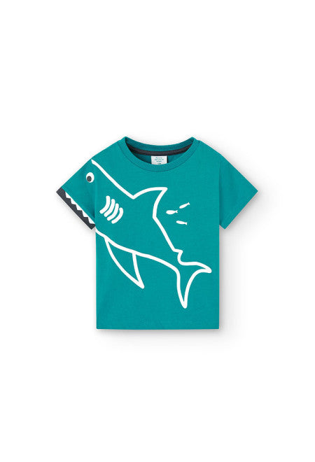 Maglietta Shark  per Bimbo Boboli 318114