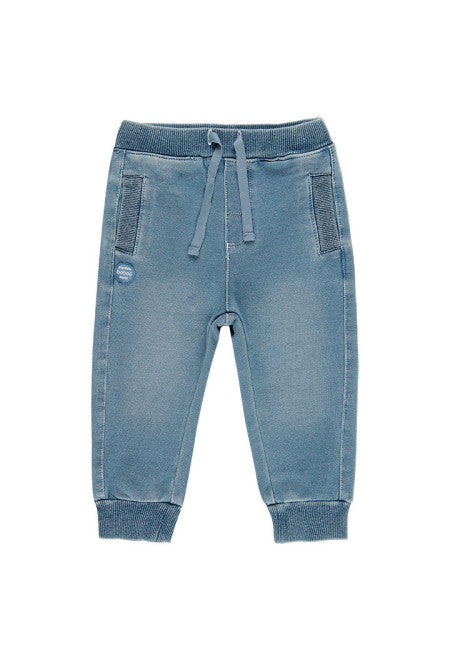 Pantalone morbidi effetto denim per Bambino da 12mesi a 8anni Boboli 390248Bleach