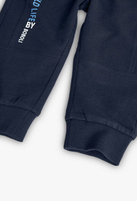 Pantalone Tuta per Bambino da 12mesi a 8anni Boboli 391003navy