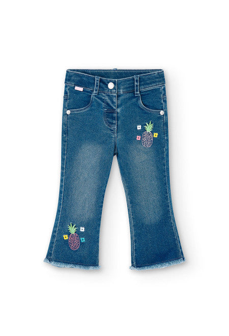 Jeans a zampa per Bimba Boboli 208044