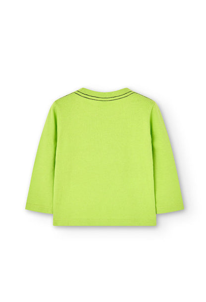 Maglietta , Maglietta verde  "Space" per bambino 18mesi-8nni Boboli 347093 - BabyBimbo 0-16, abbigliamento bambini