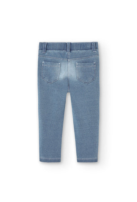 Leggings effetto jeans slavato per Bimba Boboli 290001