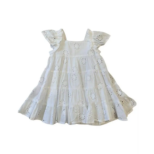 Abito Pizzo per Bambina da 3 a 7anni Y-Clù YB21400 - OOPS by BabyBimbo 0-16
