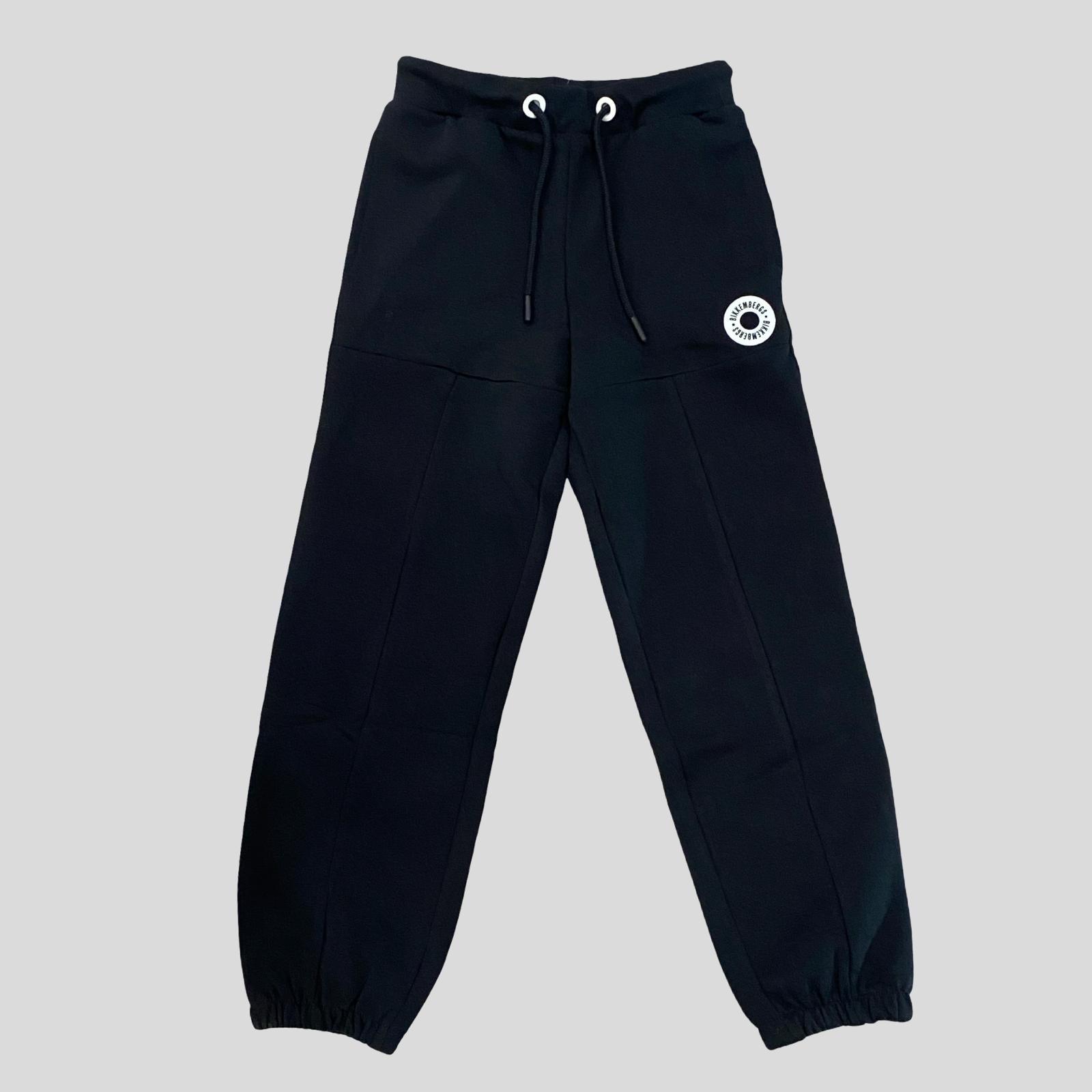 Pantaloni Tuta Bikkembergs Neri con Grafica Calciatore - OOPS by BabyBimbo 0-16
