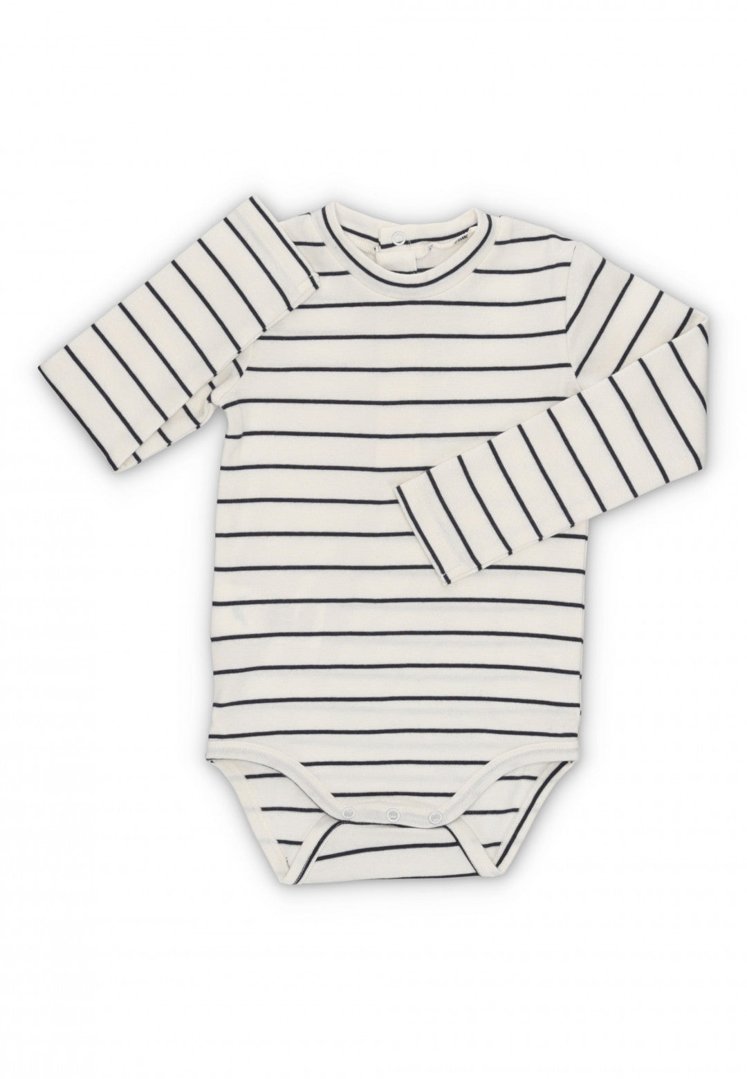 Baby boy's cotton bodysuit and overalls set with striped print 149105