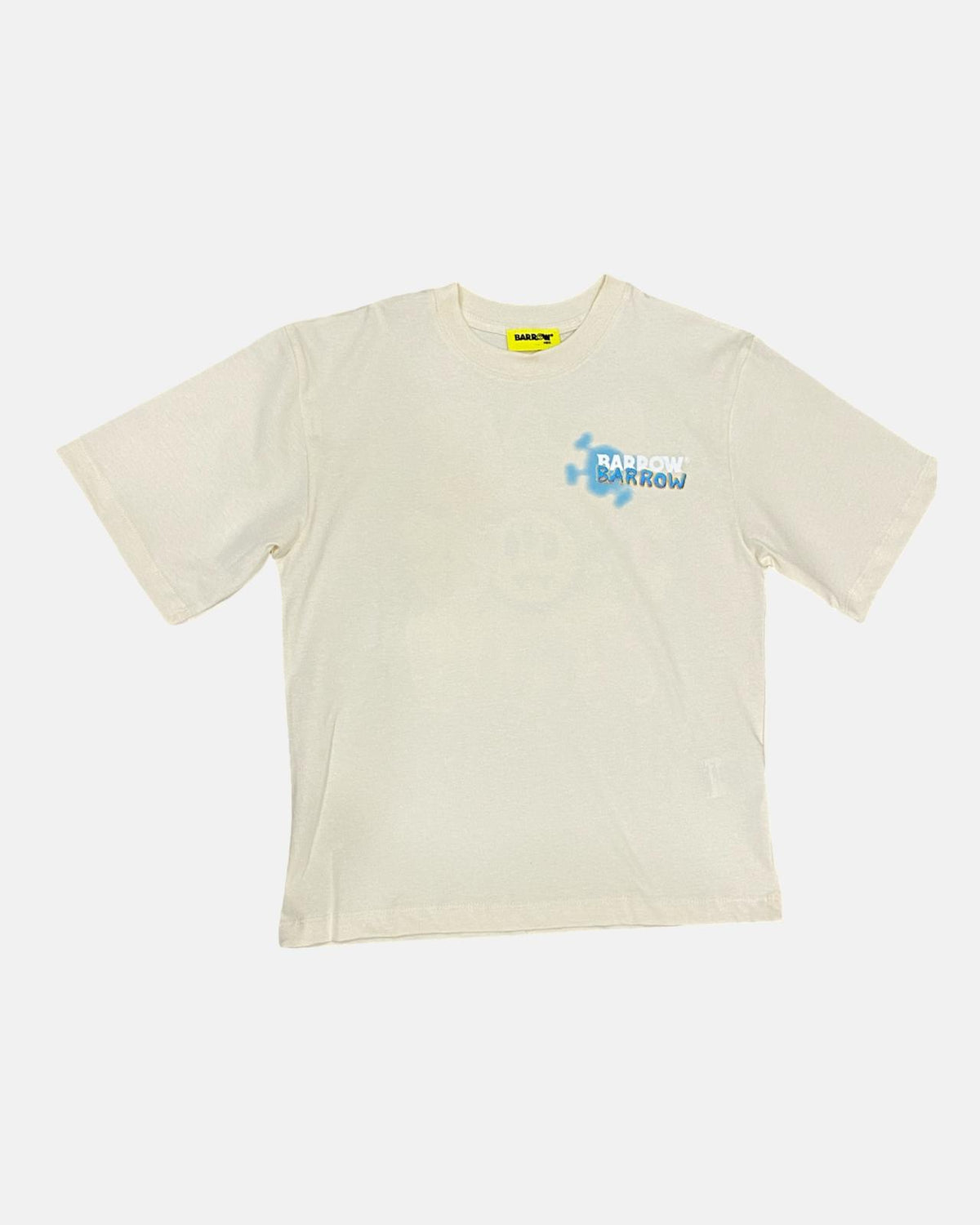 Maglietta stampata Barrow in bianco con logo colorato sul davanti per uno stile casual