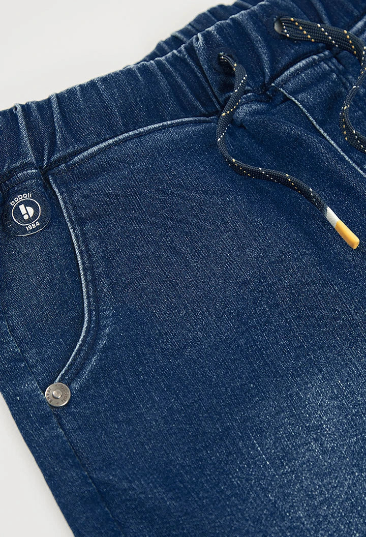 Bermuda in denim blu marino – BOBOLI - OOPS by BabyBimbo 0-16