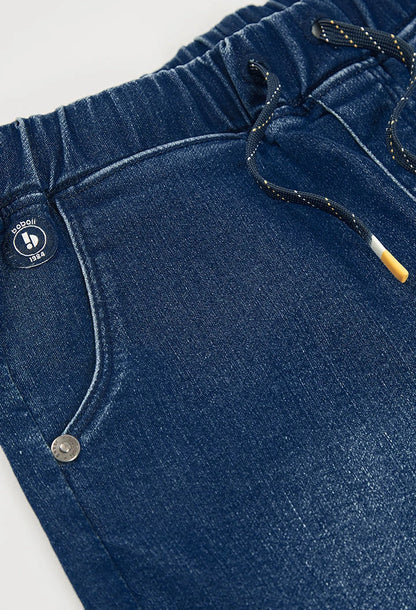 Bermuda in denim blu marino – BOBOLI - OOPS by BabyBimbo 0-16