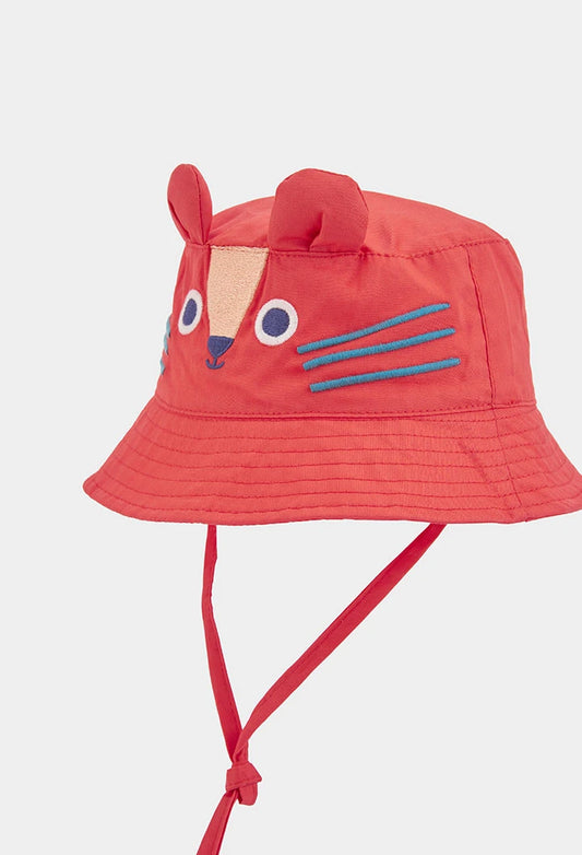 Cappello Neonato Arancione in Cotone con Animali – Regolabile–  BOBOLI - OOPS by BabyBimbo 0-16