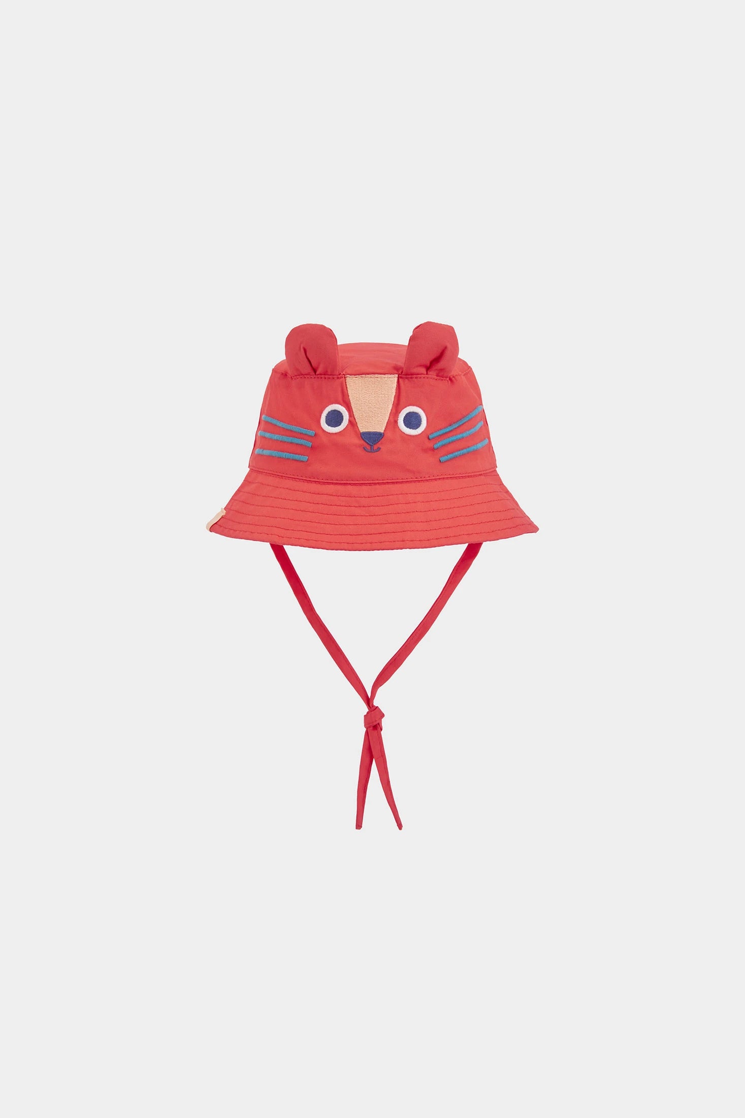 Cappello Neonato Arancione in Cotone con Animali – Regolabile–  BOBOLI - OOPS by BabyBimbo 0-16