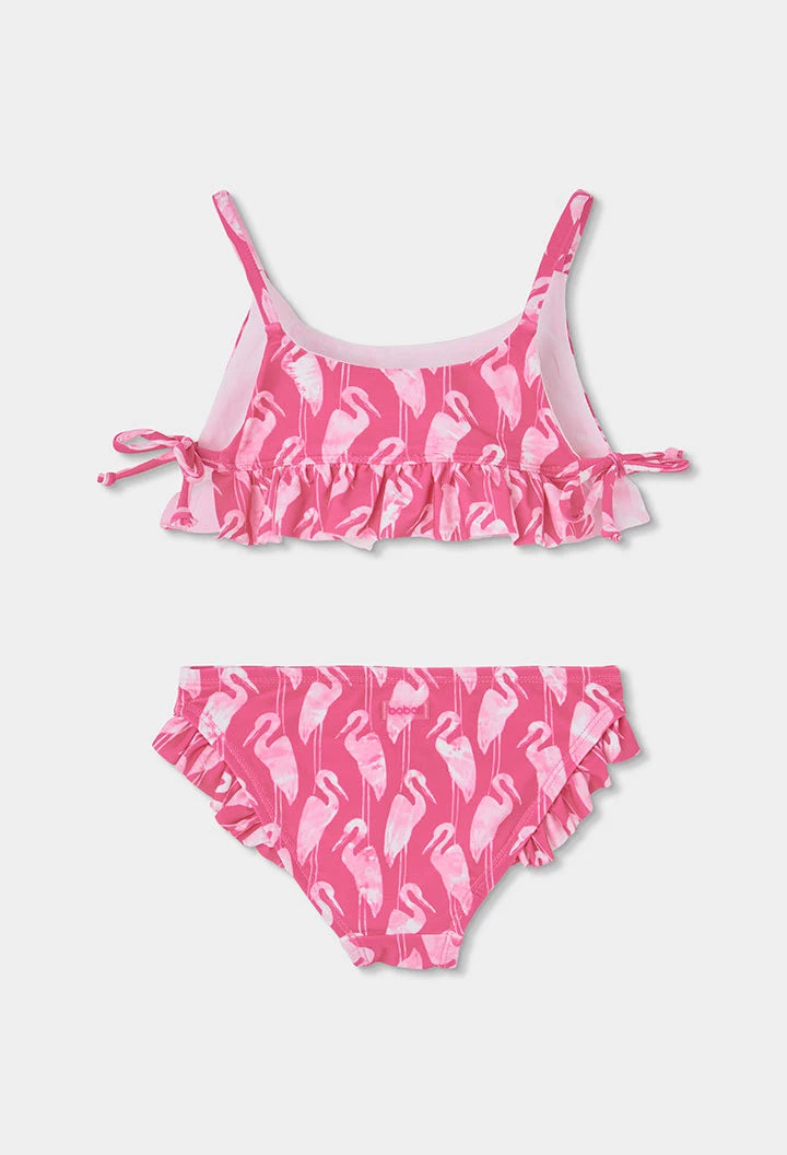 Bikini bambina stampato rosa UPF50+ - BOBOLI - OOPS by BabyBimbo 0-16