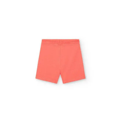 Pantalone corto stretch per bambino Boboli colore arancione semplice e comodo per l'estate