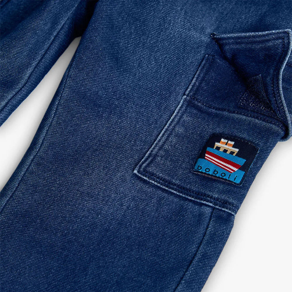 Pantalone di denim per bambino in blu