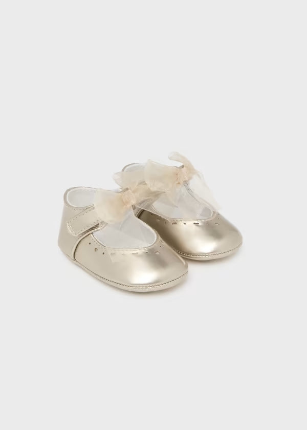 Abbigliamento per bambini , Ballerine fiocco neonata Mayoral 09687 - BabyBimbo 0-16, abbigliamento bambini