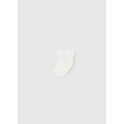 Calze corte cerimonia LENZING™ ECOVERO™ Panna neonata 0-18mesi Mayoral 9713 14 - OOPS by BabyBimbo 0-16