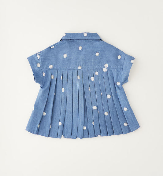 Camicia 100% cotone per bambina Sarabanda