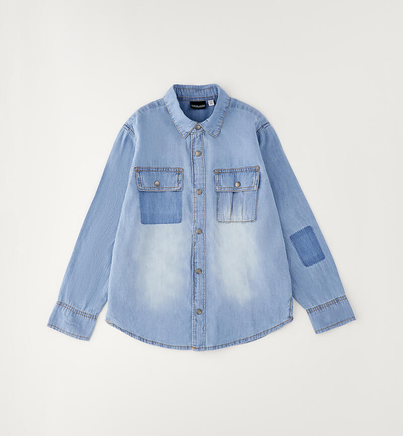 Camicia 100% cotone ragazzo - Sarabanda - OOPS by BabyBimbo 0-16