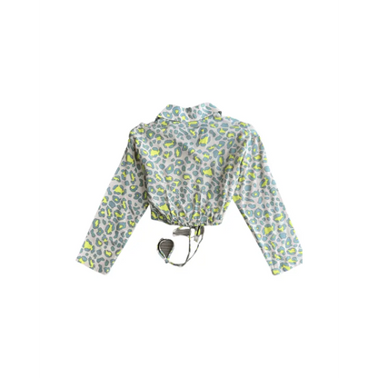 Camicia corta maculato per bambina da 8anni a 16anni Y-Clù Y19145 - OOPS by BabyBimbo 0-16