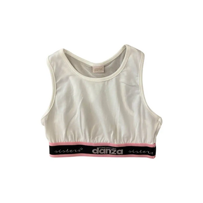 Canotta con top corto per ragazza da 8anni a 16anni Dimensione Danza DZ23S161 - OOPS by BabyBimbo 0-16
