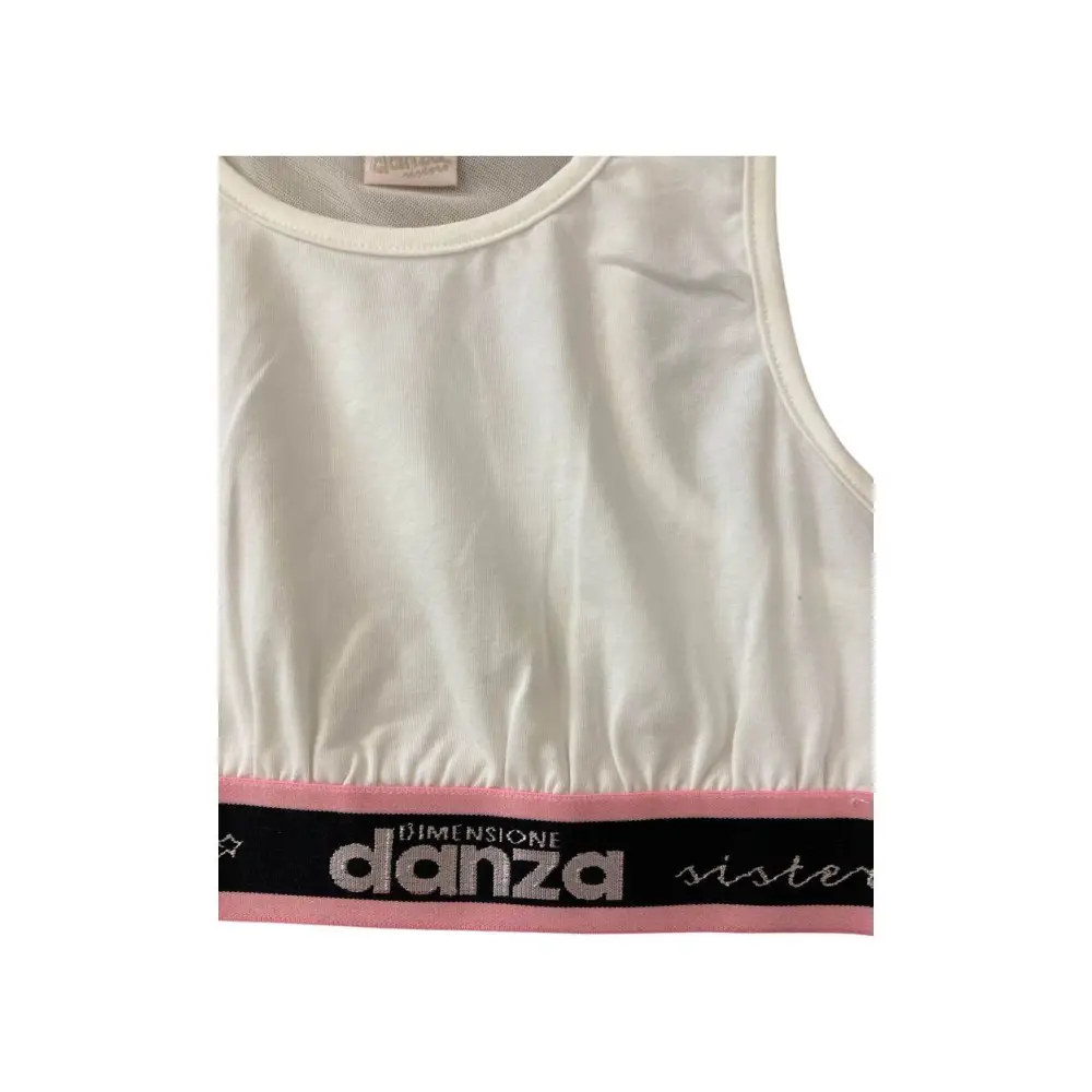 Canotta con top corto per ragazza da 8anni a 16anni Dimensione Danza DZ23S161 - OOPS by BabyBimbo 0-16
