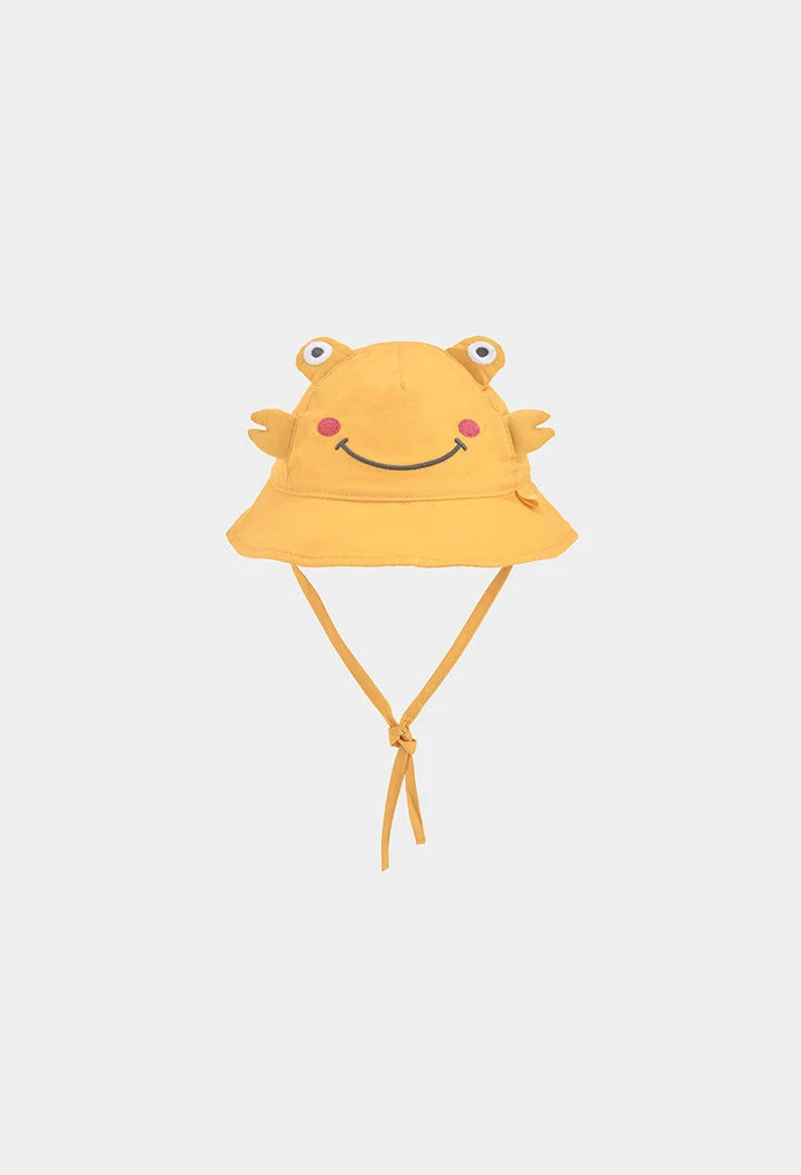 Cappello Neonato Giallo con Faccia Sorridente – Con Lacci–  BOBOLI - OOPS by BabyBimbo 0-16