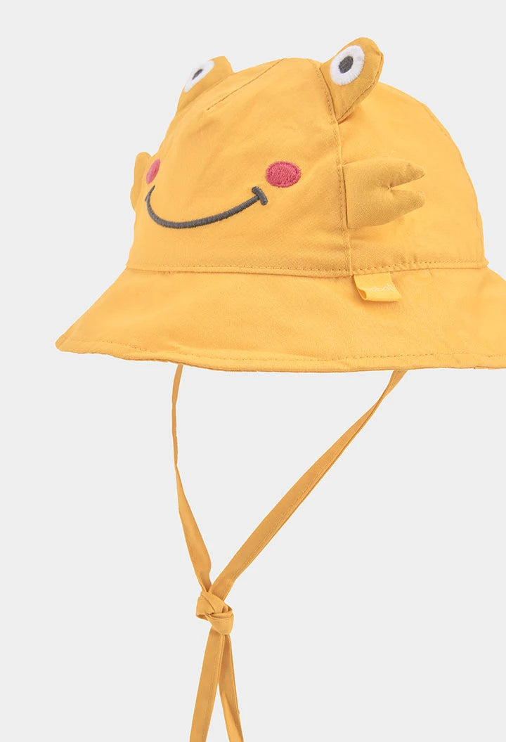 Cappello Neonato Giallo con Faccia Sorridente – Con Lacci–  BOBOLI - OOPS by BabyBimbo 0-16