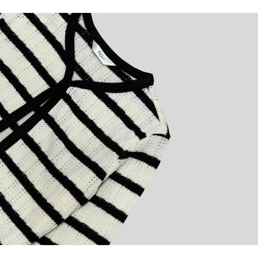CARDIGAN NERO/BIANCO RIGHE YCLU 182MYFJS - OOPS by BabyBimbo 0-16