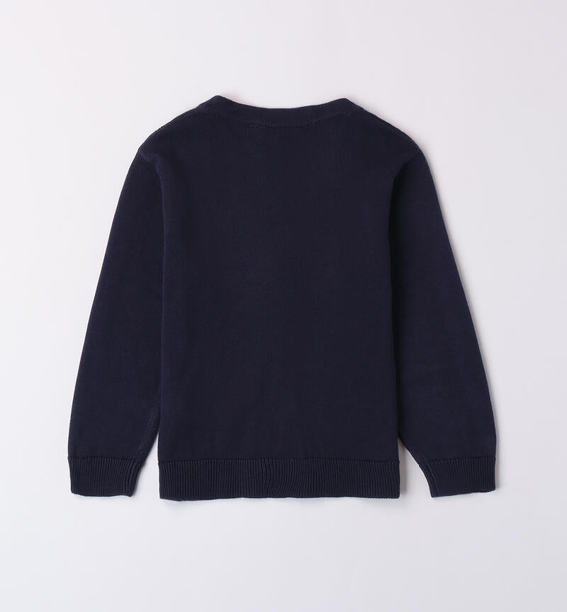 Cardigan college Navy per bambino Da 12mesi a 8anni Sarabanda 0A020 3854