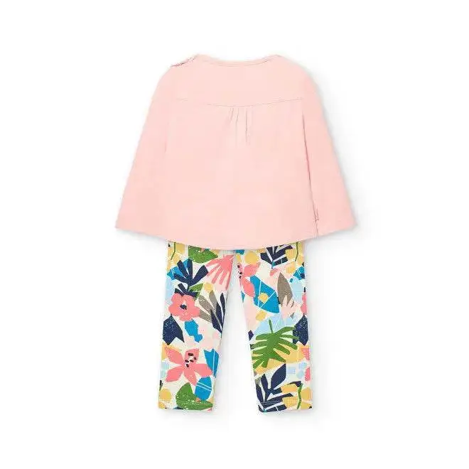 Completo 2pz Maglietta+Leggings per Bambina da 12mesi a 8anni Boboli 201137 - OOPS by BabyBimbo 0-16
