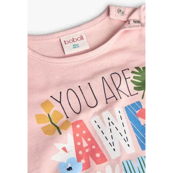 Completo 2pz Maglietta+Leggings per Bambina da 12mesi a 8anni Boboli 201137 - OOPS by BabyBimbo 0-16
