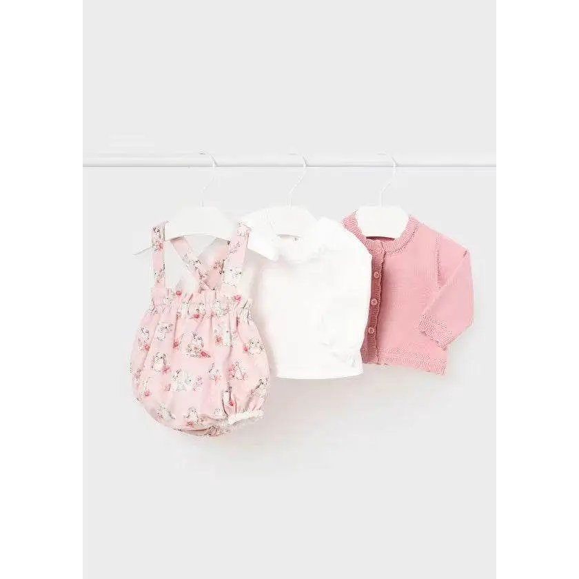 Completo 3 pezzi elegante neonata 0-18mesi Mayoral 2245 - OOPS by BabyBimbo 0-16